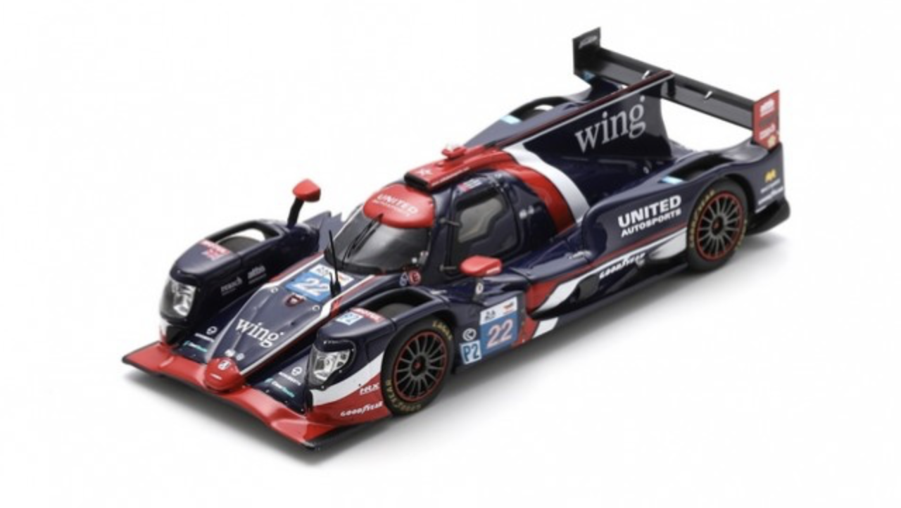 ORECA 07 - Gibson N°22 UNITED AUTOSPORTS Vainqueur LMP2 class 24H Le Mans 2024 O. Jarvis - B. Garg - N. Siegel 1/43 SPARK