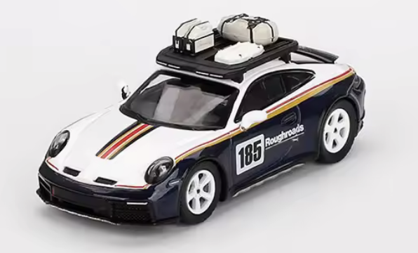 PORSCHE 911 992 DAKAR ROUGHROADS MINI GT 1/64