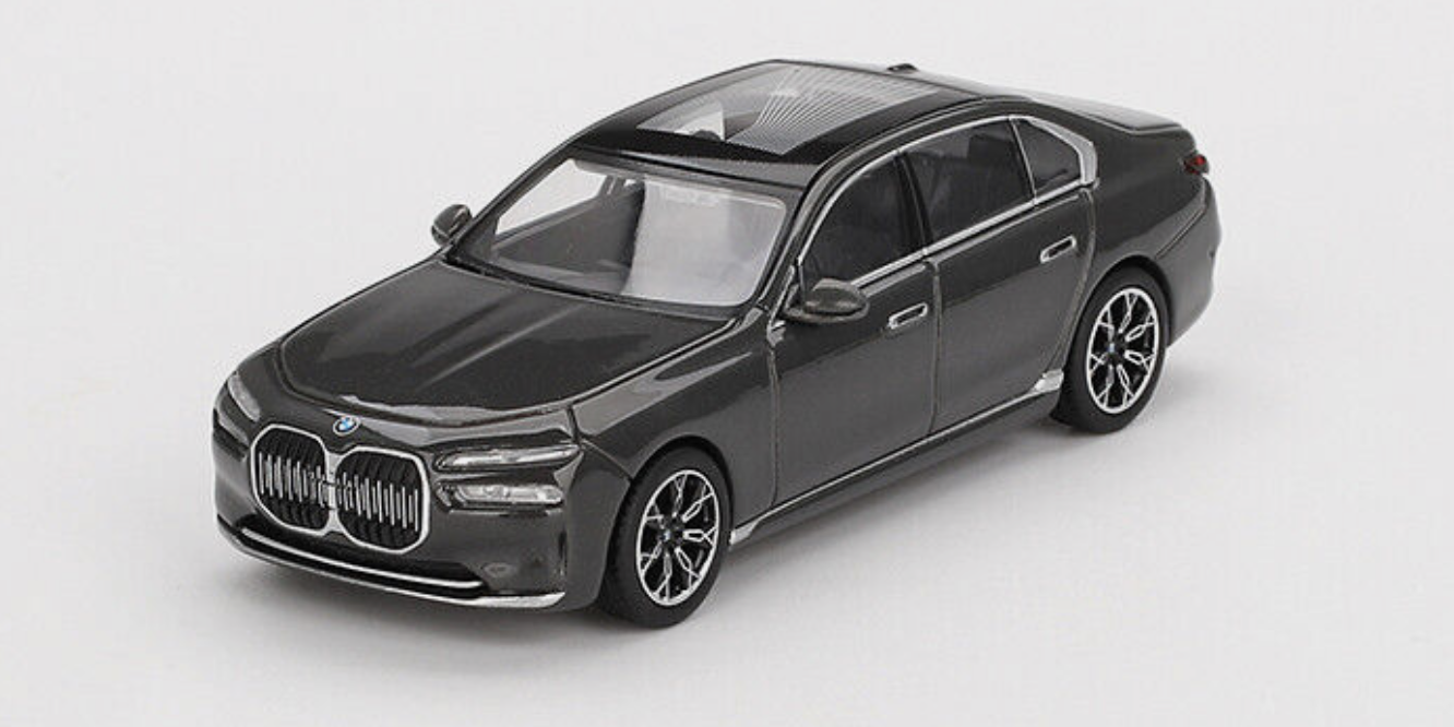 BMW I7 XDRIVE60  GRIS MINI GT 1/64