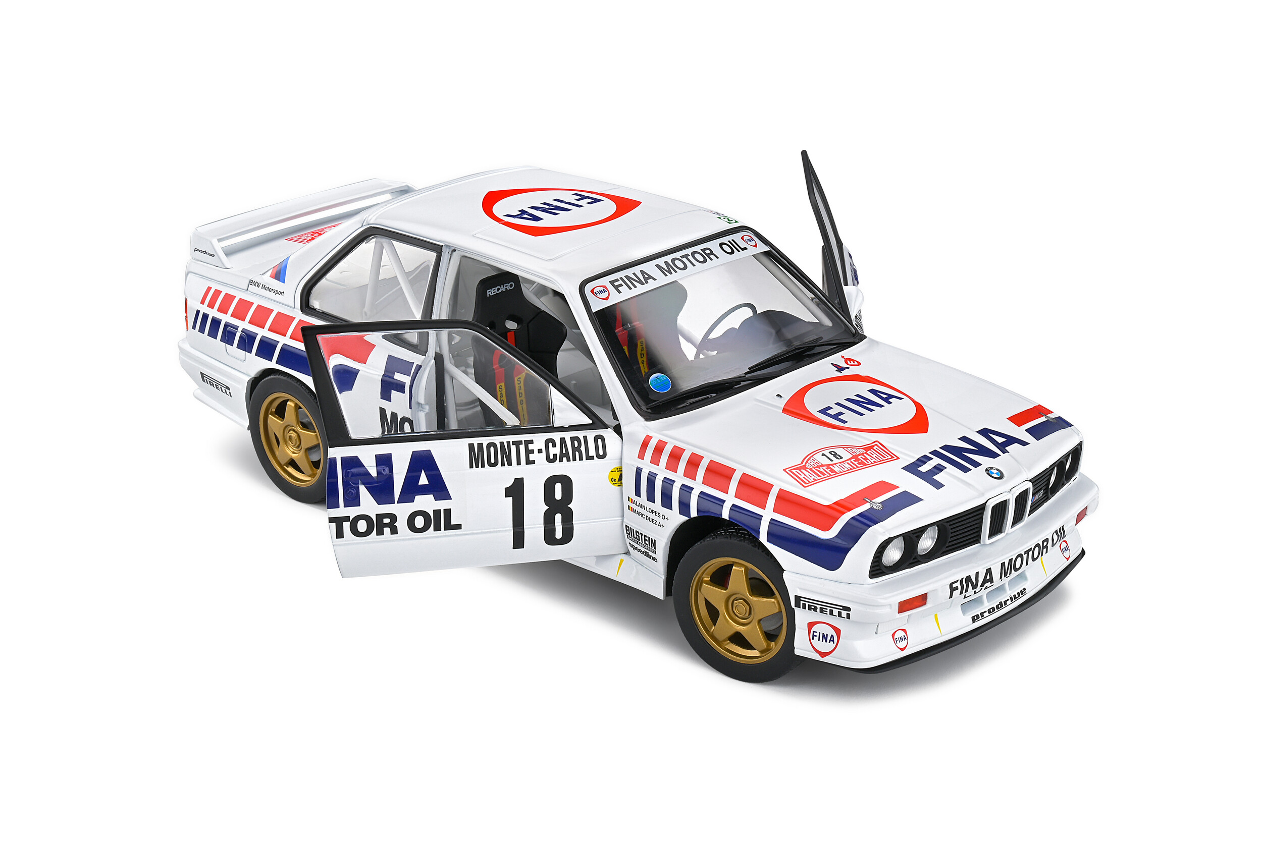 BMW E30 M3 RALLY MONTE-CARLO 1989 SOLIDO 1/18°