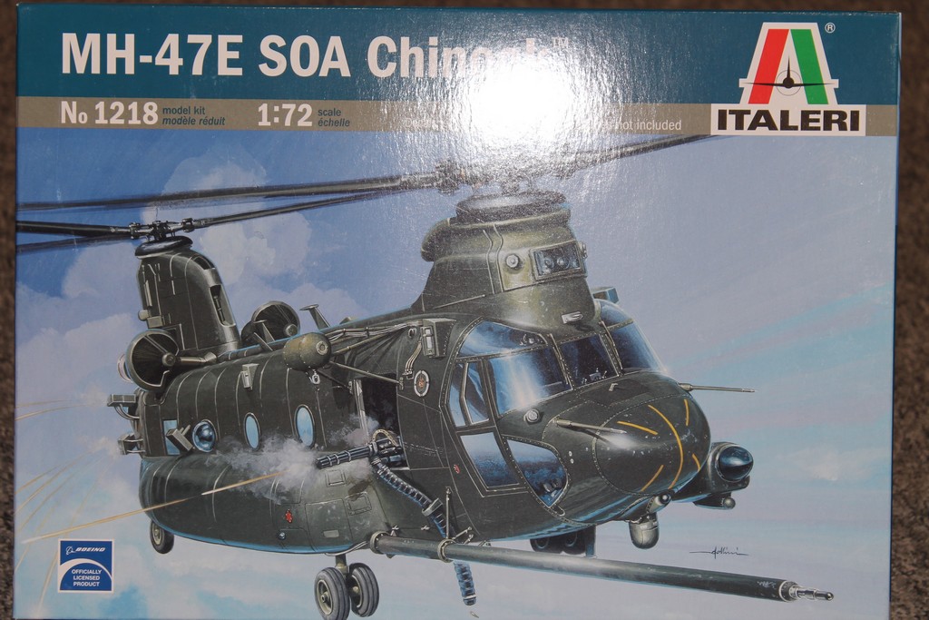 BOEING MH-47E SOA CHINOOK 2012 ITALERI 1/72°