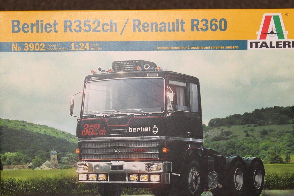 Maquette camion Italeri 1/24 3902 Berliet / Renault