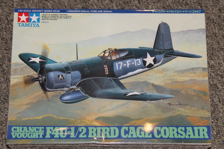 VOUGHT F4U CORSAIR BIRDCAGE 1944 TAMIYA 1/48°