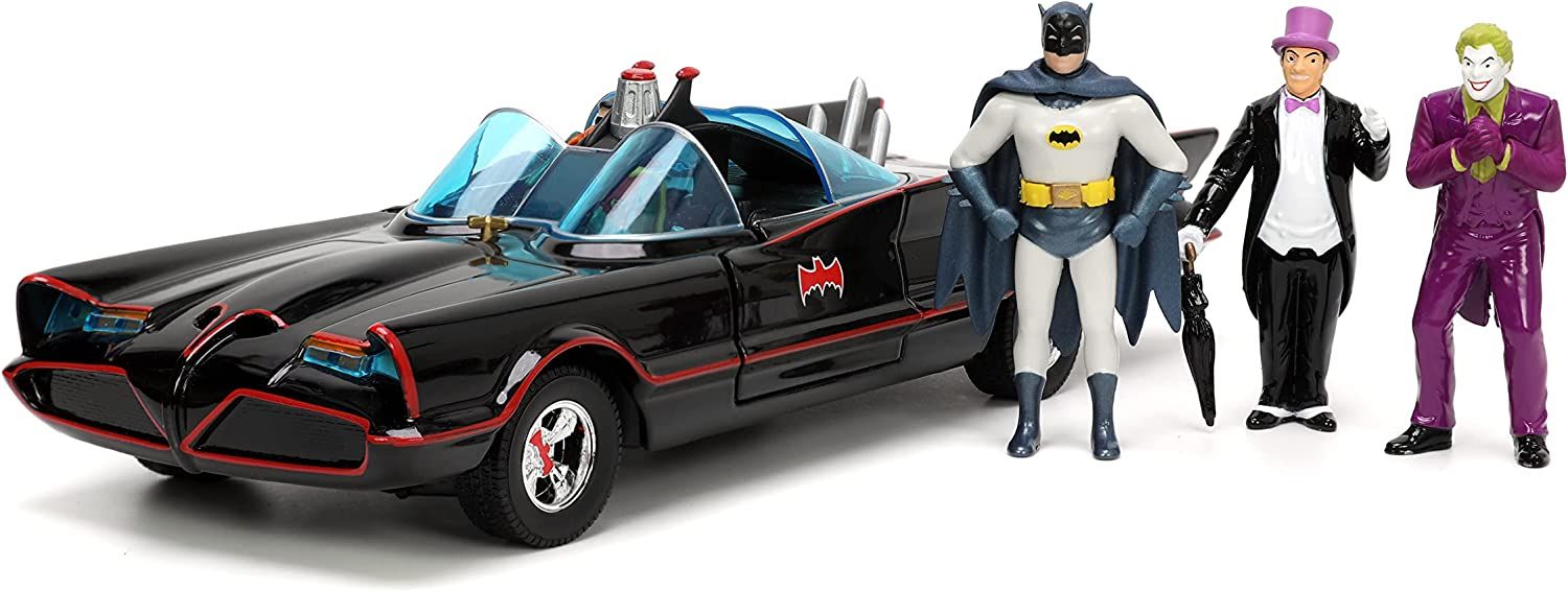 Batmobile Deluxe avec Figurines - Jada 1/24