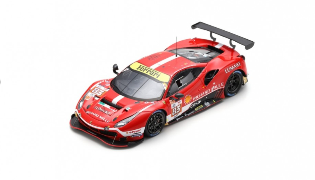 FERRARI 488 GTE RICHARD MILLE AF CORSE 2023 LOOKSMART 1/43°