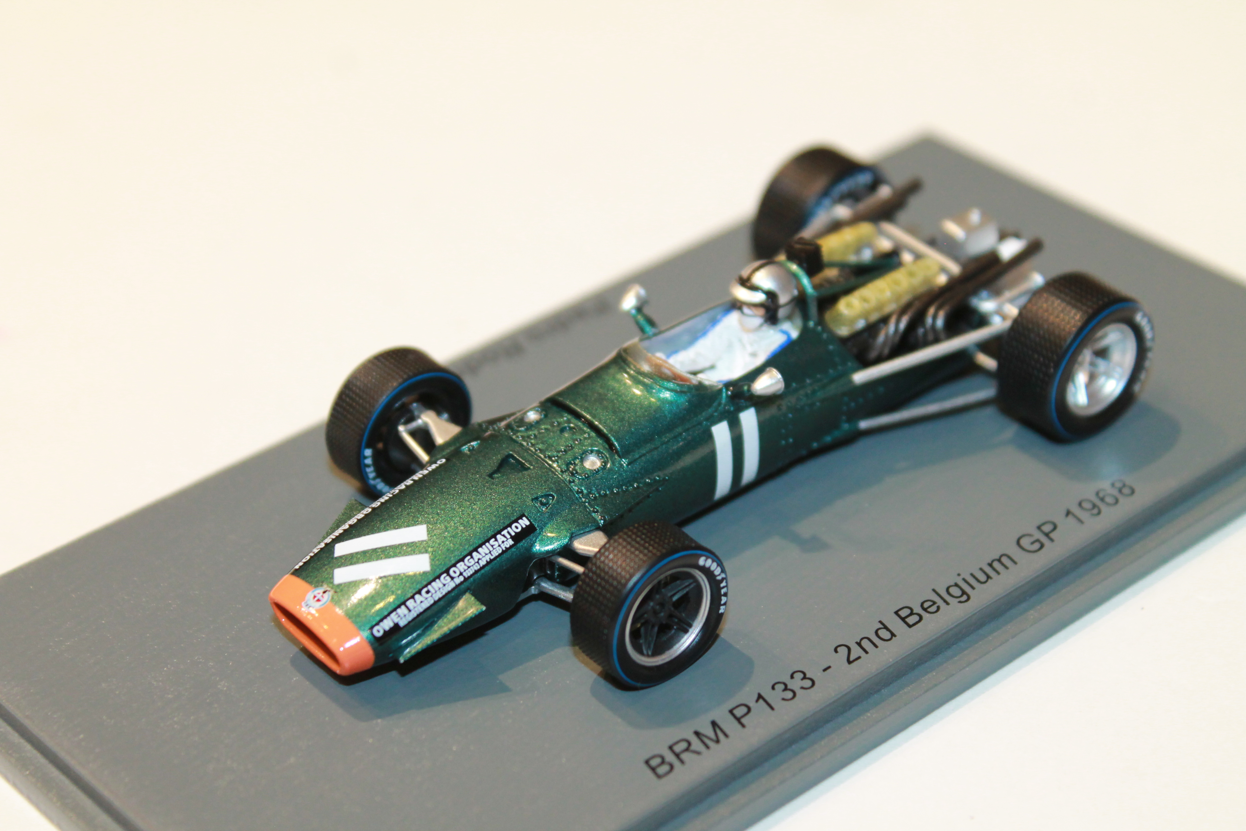 BRM P133 N°11 2ND GP BELGIQUE 1968 SPARK 1/43°