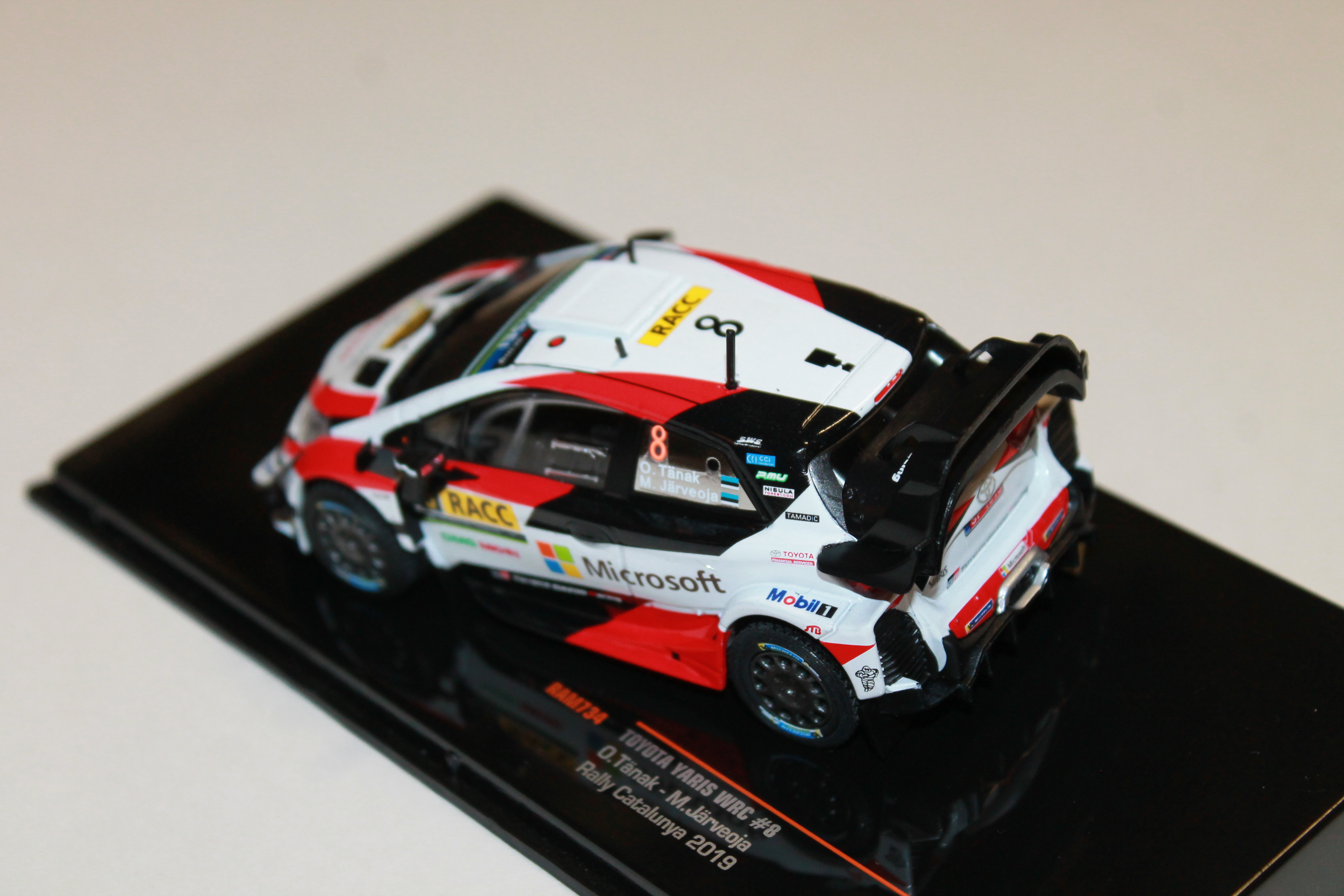 TOYOTA YARIS WRC N°8 RALLYE CHALLENGE 2019 IXO 1/43°