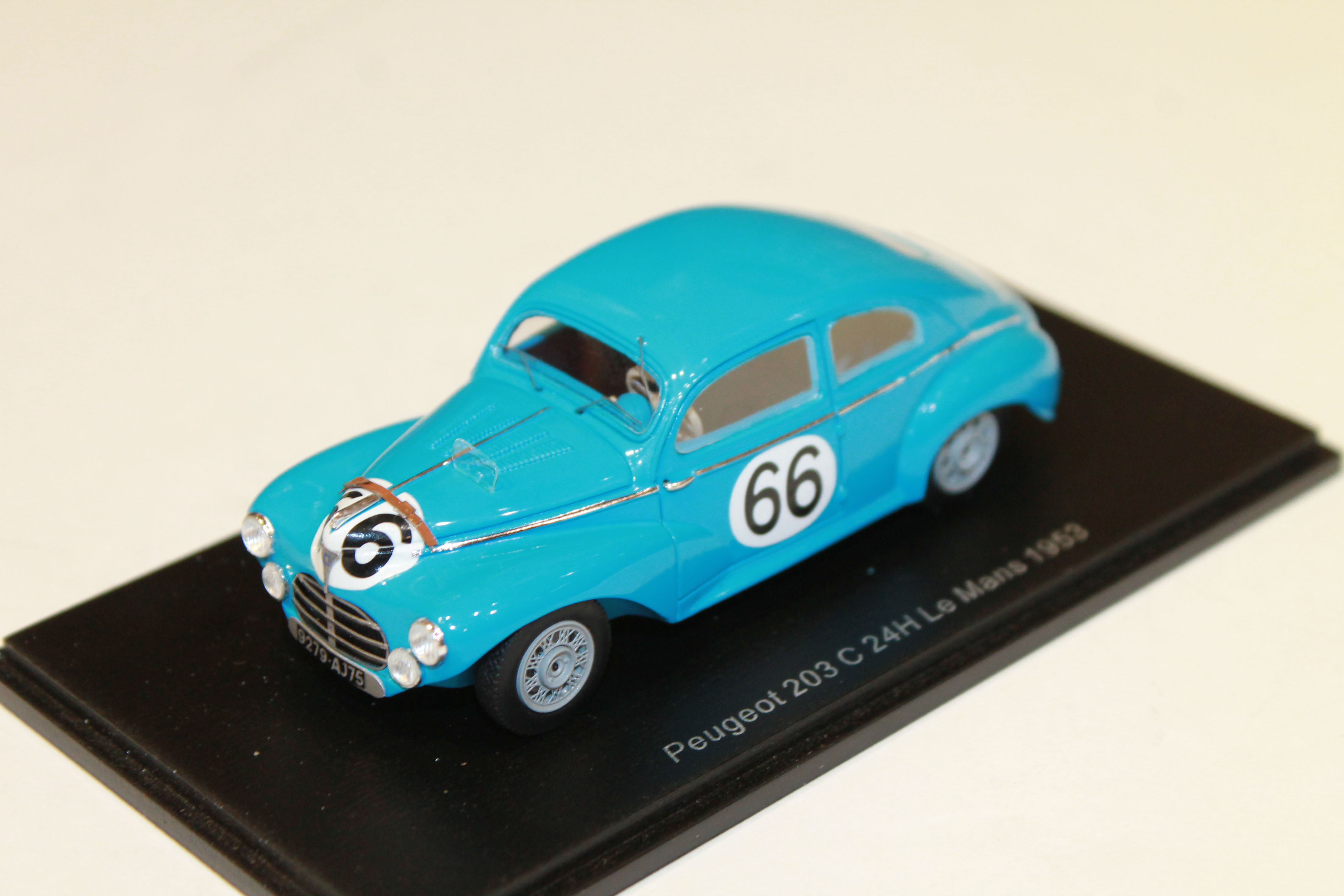 人気SALEお得■スパークモデル 1/43 1953 プジョー203C #66 ルマン24h レーシングカー