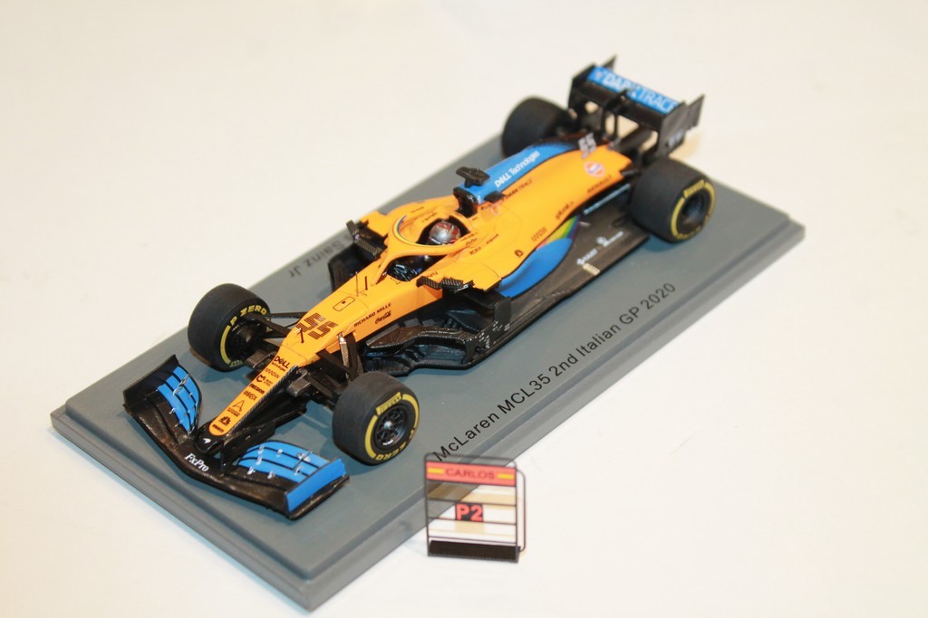 McLAREN MCL35 SAINZ JR GP ITALIE 2020 SPARK 1/43°