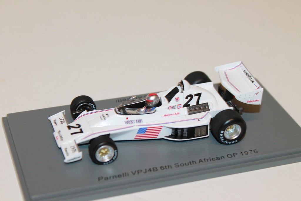 PARNELLI VPJ4B ANDRETTI 6ème GP D'AFRIQUE DU SUD 1976 SPARK 1/43°