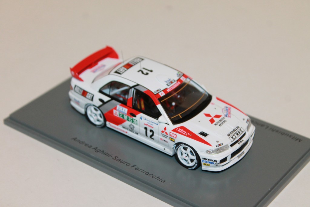 MITSUBISHI LANCER EVO III 3ème TOUR DE CORSE 1995 SPARK 1/43°