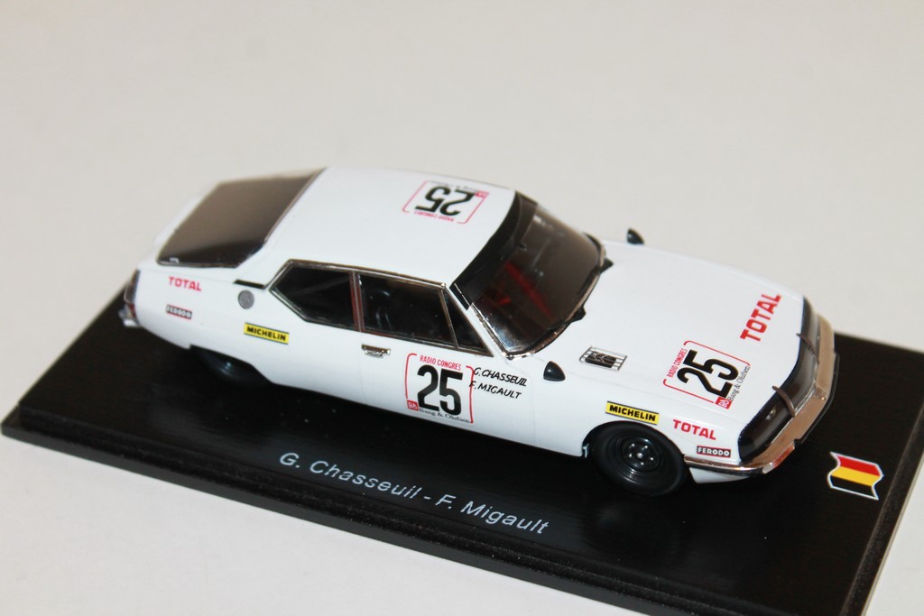 CITROEN SM N°25 24H DE SPA 1974 SPARK 1/43°