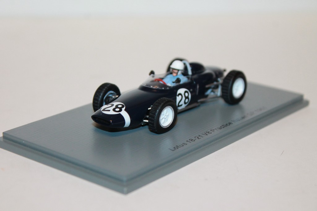 LOTUS 18-21 V8 PRACTICE ITALIAN GP 1961 SPARK 1/43°