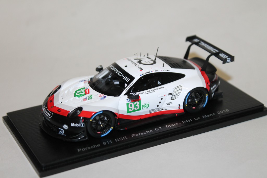 Spark 1/43 Porsche 911 RSR #93 Le Mans 24h 2018 ◇ P.Pilet / N 