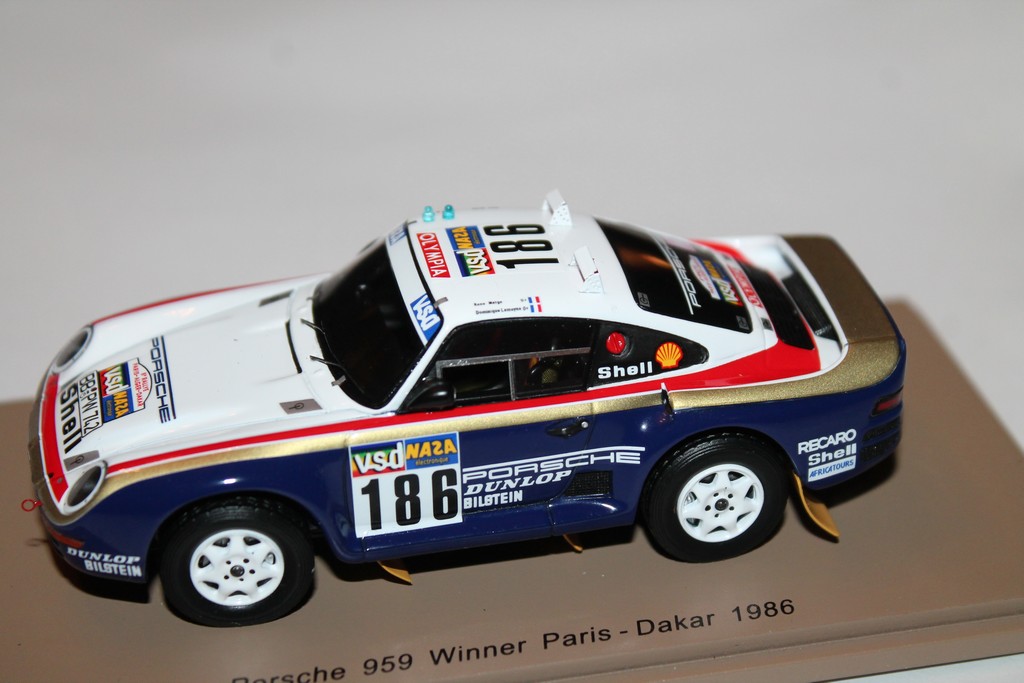 PORSCHE 959 WINNER DAKAR 1986 SPARK 1/43°