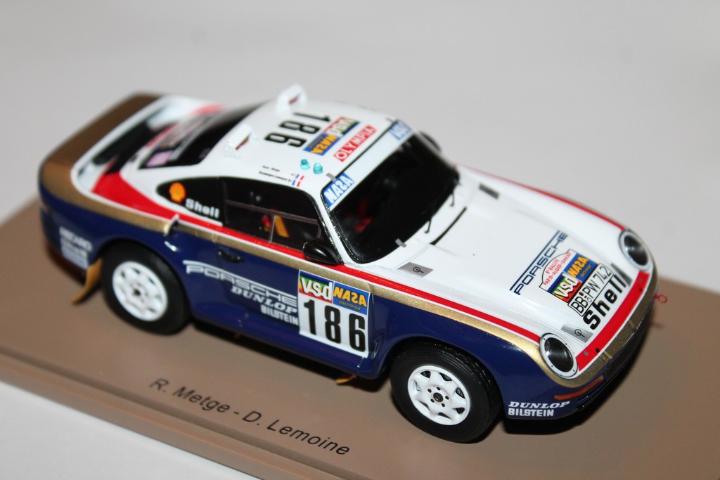 PORSCHE 959 WINNER DAKAR 1986 SPARK 1/43°