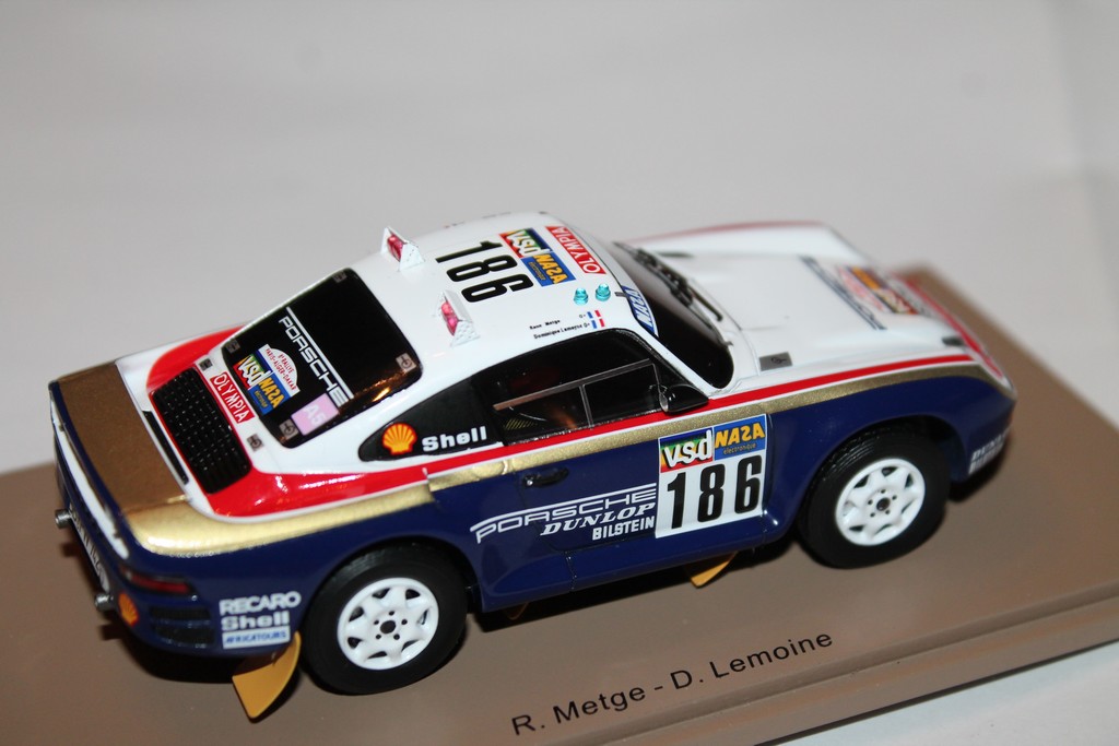 PORSCHE 959 WINNER DAKAR 1986 SPARK 1/43°