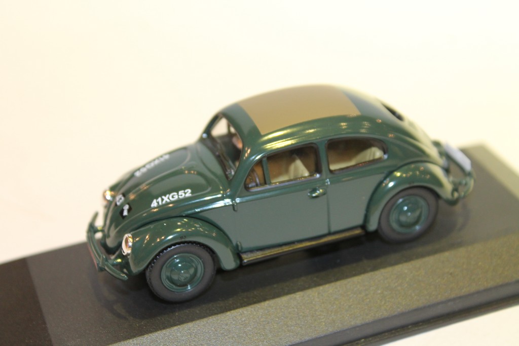 MINIATURE VW COX POLICE MILITAIRE 1960 VANGUARD 1/43°