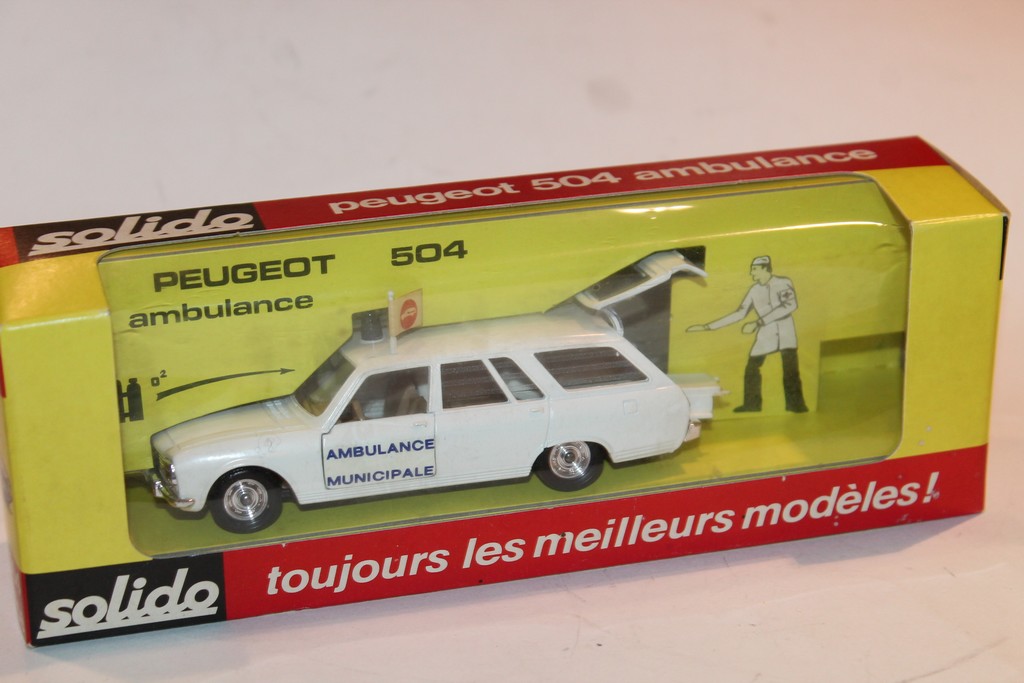 SOLIDO Peugeot 504 Safary Rally 1:43 voiture miniature - Juguetes