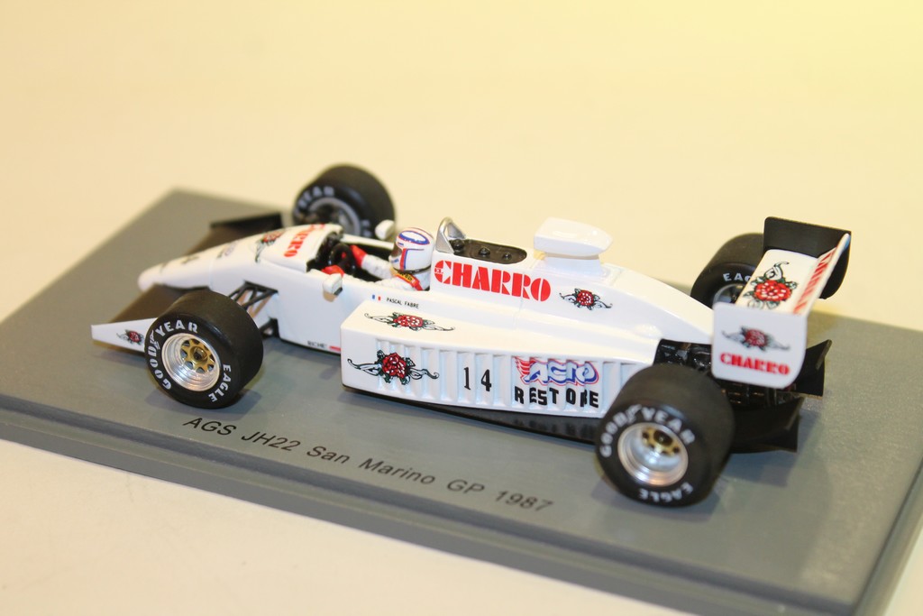 AGS JH22 N°14 MARINO GP 1987 SPARK 1/43°