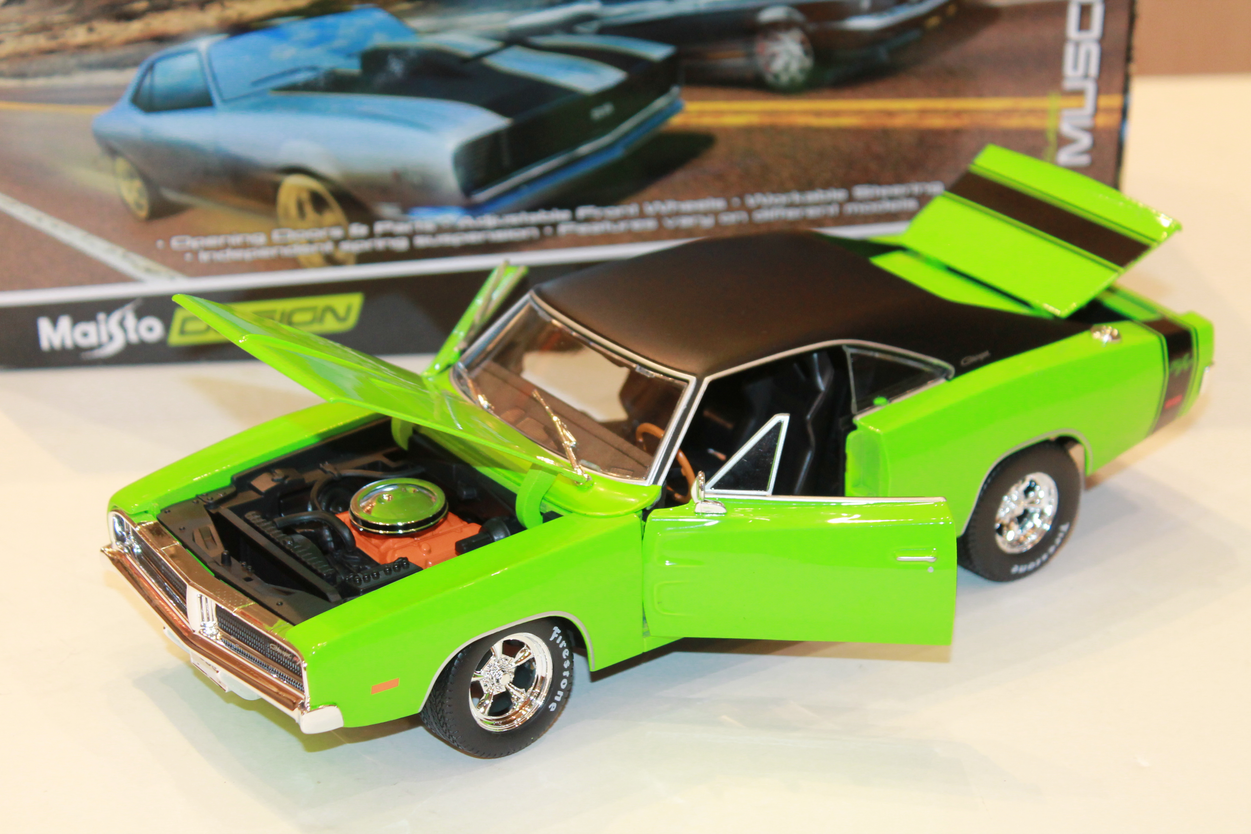 DODGE CHARGER R/T 1969 MAISTO 1/18°