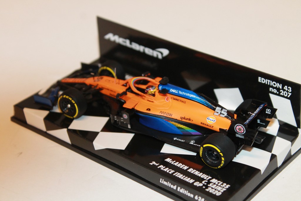 MCLAREN RENAULT MCL35 2nd PLACE ITALIAN GP-2020 MINICHAMPS 1/43°