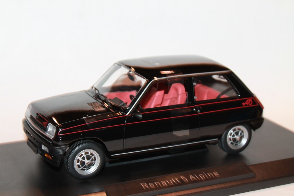 RENAULT 5 ALPINE BLACK 1976 NOREV 1/18°