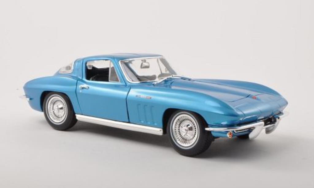 CHEVROLET CORVETTE BLEU 1965 MAISTO 1/18°