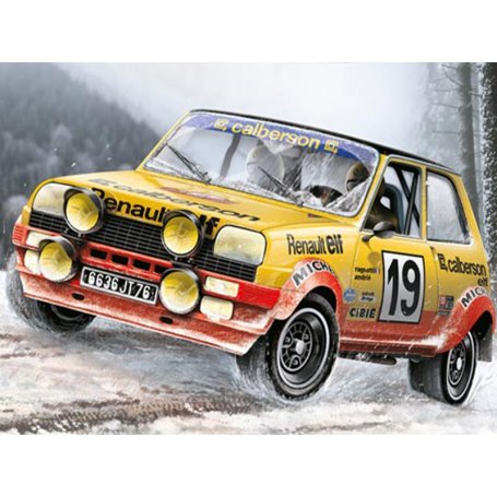 RENAULT R5 ALPINE RALLY ITALERI 1/24°