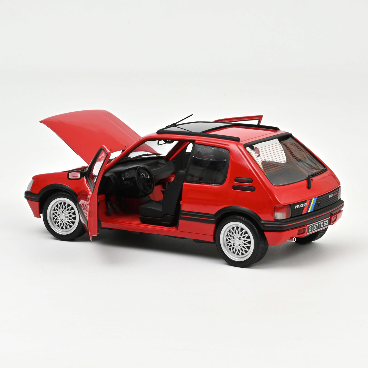 PEUGEOT 205 GTI 1.9 1991 ROUGE 1/18°