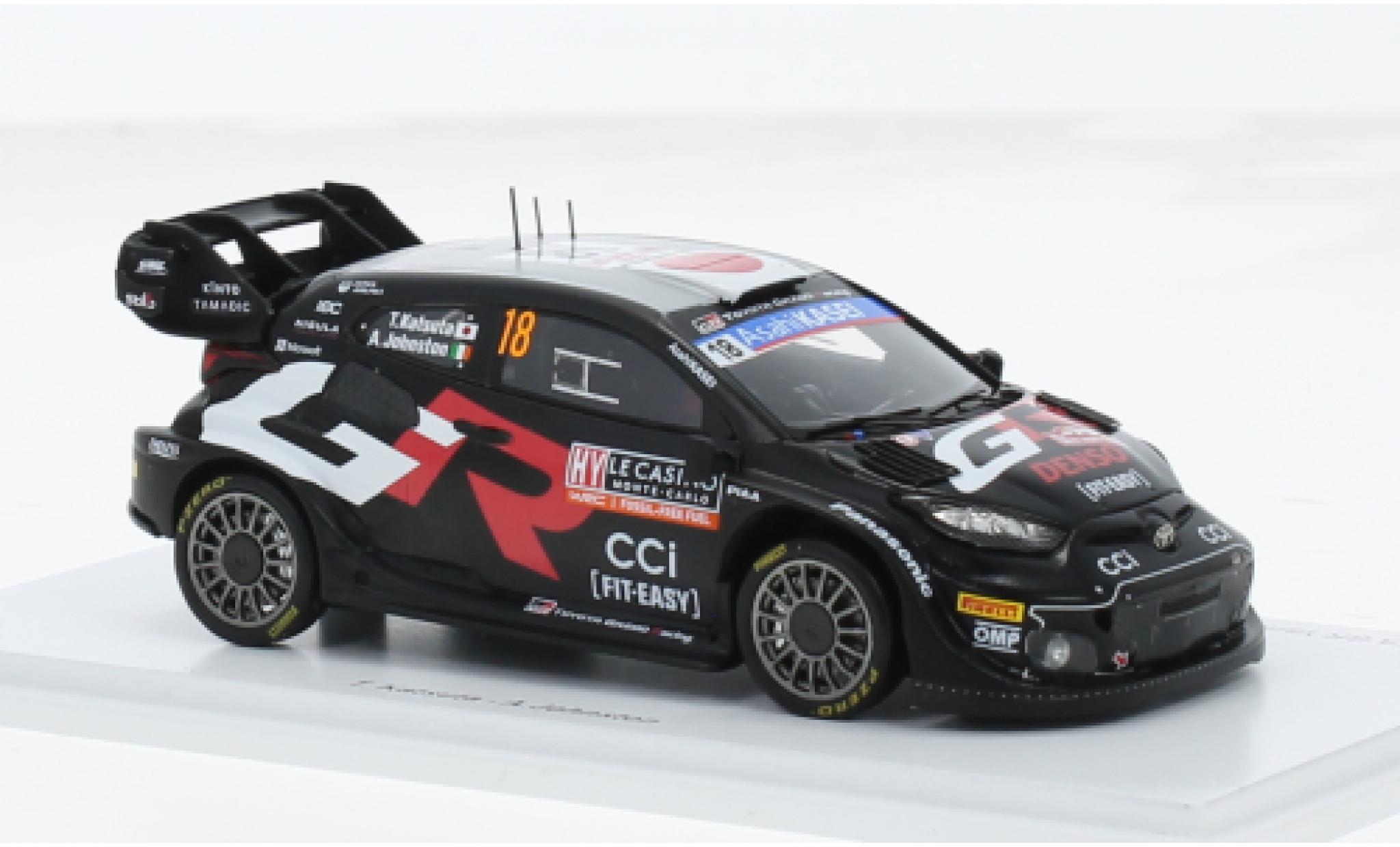 TOYOTA GR YARIS RALLY1 HYBRID TOYOTA GAZOO RACING WRT 7TH RALLY MONTE CARLO 2024 SPARK 1/43°