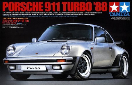 PORSCHE 911 TURBO 1988 TAMIYA 1/24°